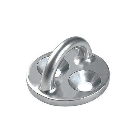 Ronstan Pad Eye Round Base 2 X M6 (1/4") Holes RF2429-02